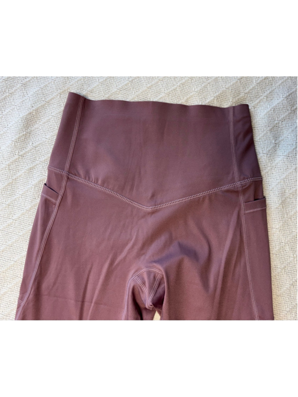 Halara UltraSculpt High Waisted Pocket 7/8 Leggings Mauve Activewear SZ XS - Picture 4 of 8